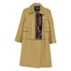 Seafarer Buttoned Panelled Coat