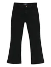 Seafarer Flap-pocket Flared Jeans In Black