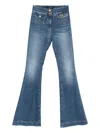 Seafarer Flap-pocket Flared Jeans In Blue