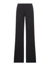 Seafarer Lightweight Wool Wide Trousers In Negro