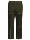 Seafarer Delta Zipped Trousers In Olive