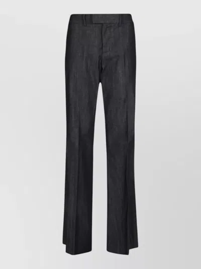 Seafarer High Waist Denim Trousers Wide Leg In Blue