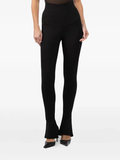 Seafarer High-waisted Trousers In Black