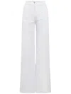 Seafarer High-waisted Trousers In White