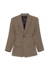 Seafarer Houndstooth-pattern Single-breasted Blazer In Braun