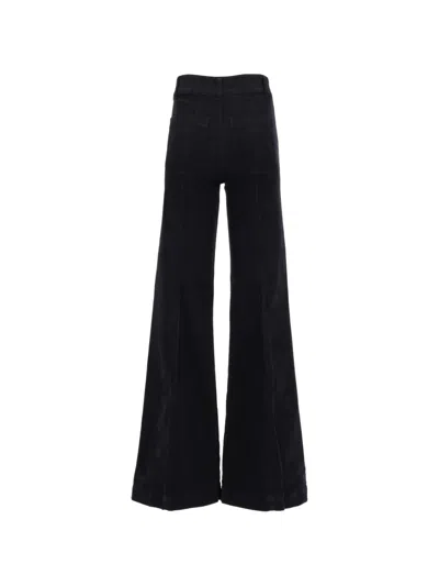 Seafarer Jane High-waist Flared Trousers In Black