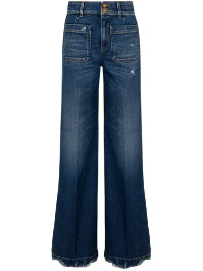 Seafarer Jane Flared Jeans In Blue