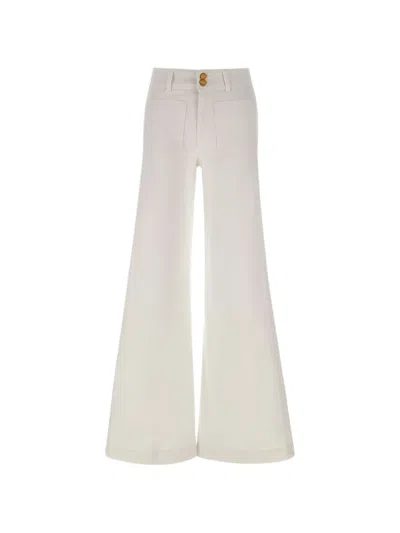 Seafarer Jane Wide-leg Jeans In White