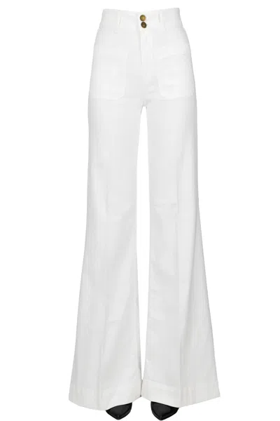 Seafarer Jean Wide Leg Jeans In White