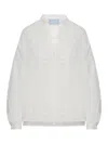 Seafarer Textured Linen-blend Shirt In White