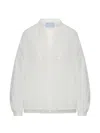 Seafarer Textured Linen-blend Shirt In White