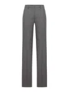 Seafarer Lucienne Tailored Wool Trousers In Gray