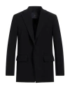Seafarer Man Blazer Black Size 32 Virgin Wool, Elastane In Black