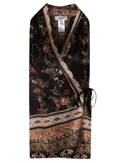 SEAFARER MULTICOLOR PRINTED WRAP SHIRT