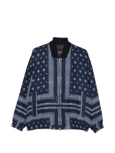Seafarer Oscar Patterned Jacket In Blue