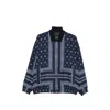 Seafarer Oscar Patterned Jacket In Blue