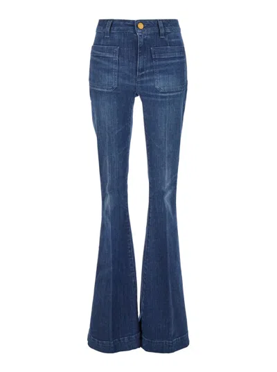 Seafarer Pantalone Delphine In Blue