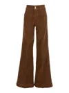 Seafarer Corduroy Trousers In Brown