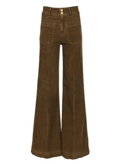 Seafarer Pantalone Jane Jeans Bordeaux In Brown