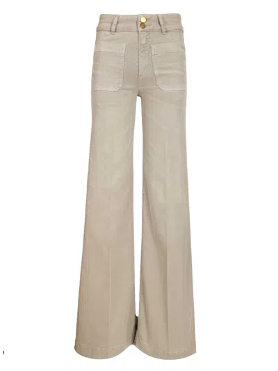 Seafarer Jane Flared Jeans In Neutral