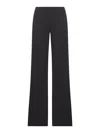 Seafarer Lightweight Wool Wide Trousers In Black
