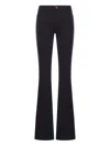 Seafarer Patch-pocket Flared Jeans In Black