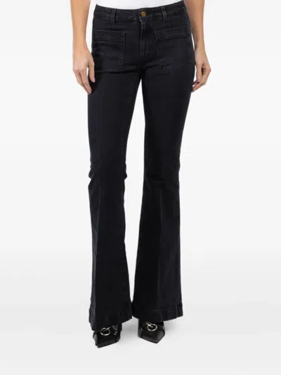 Seafarer Patch-pocket Jeans In Black