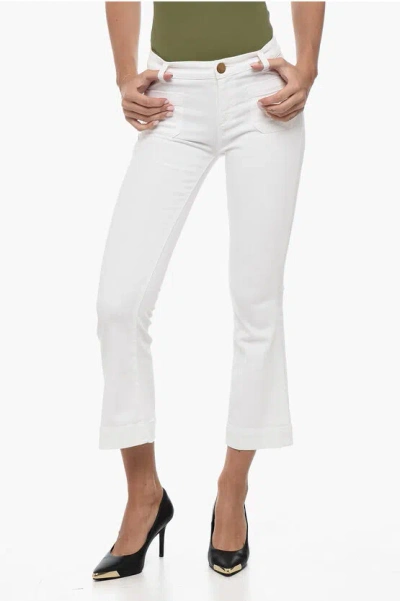 Seafarer Patch Pockets Wide Leg Jeans 21,5cm In White