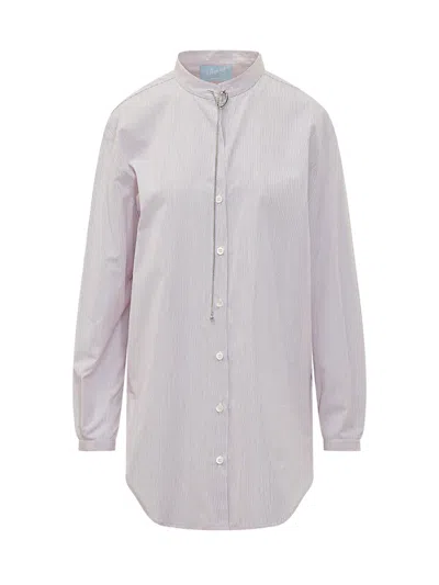 Seafarer Pink Relaxed Stripes Shirt In Multi