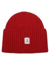 Seafarer Logo Wool Beanie In Red