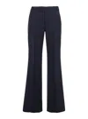 Seafarer 'sabine' Blue Pants In Virgin Wool And Cashmere Blend Woman In Blue
