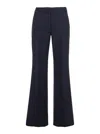 Seafarer 'sabine' Blue Pants In Virgin Wool And Cashmere Blend Woman In Blue
