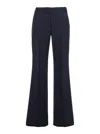 Seafarer 'sabine' Blue Pants In Virgin Wool And Cashmere Blend Woman In Blue