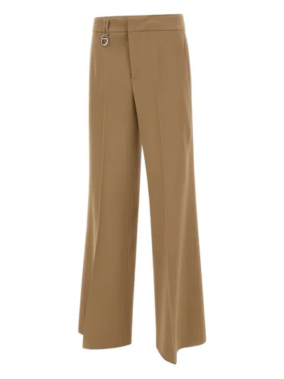 Seafarer Sabine Wide-leg Side-pocket Trousers In Brown