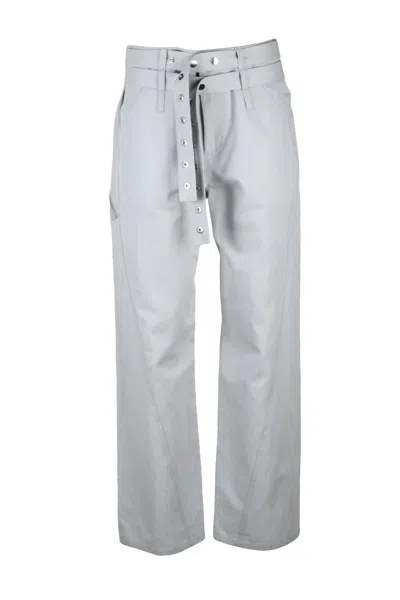 Seafarer Stephanie Wide Leg Trousers - Grey In Gray