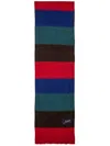 Seafarer Striped Scarf In Blue