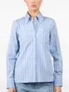 Seafarer Striped Shirt In Blue