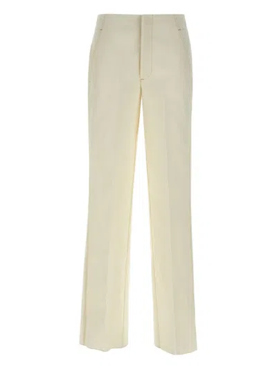 Seafarer Tailored High-rise Trousers In White