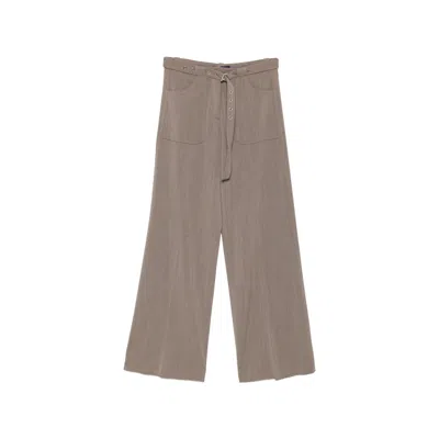Seafarer Virgin Wool Wide-leg Trousers In Neutral