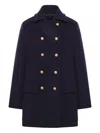Seafarer Double-breasted Wool And Cashmere Coat In Blue