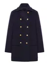Seafarer Double-breasted Wool And Cashmere Coat In Blue