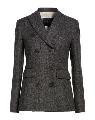 Seafarer Woman Blazer Black Size 6 Virgin Wool