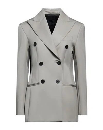 Seafarer Woman Blazer Light Grey Size 8 Virgin Wool In Gray