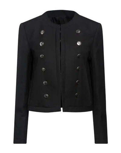 Seafarer Woman Jacket Black Size 6 Virgin Wool