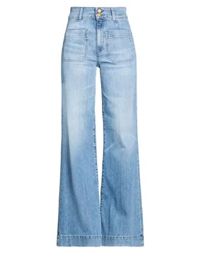 Seafarer Woman Jeans Blue Size 30 Cotton, Elastane