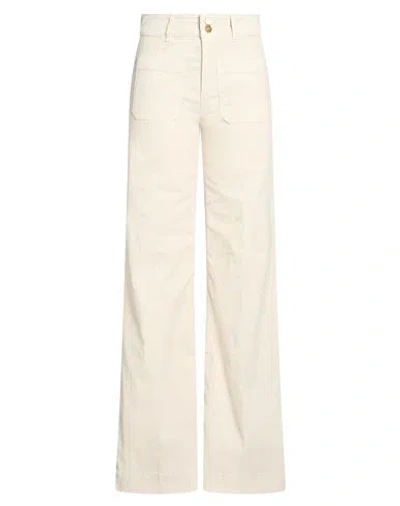 Seafarer Woman Pants Beige Size 28 Cotton, Elastane In Neutral