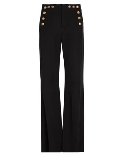 Seafarer Woman Pants Black Size 10 Virgin Wool, Elastane