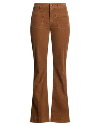 Seafarer Woman Pants Brown Size 29 Cotton, Elastane