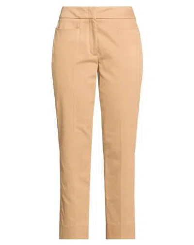 Seafarer Woman Pants Camel Size 8 Cotton, Elastane In Brown