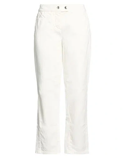 Seafarer Woman Pants White Size 29 Cotton In Animal Print